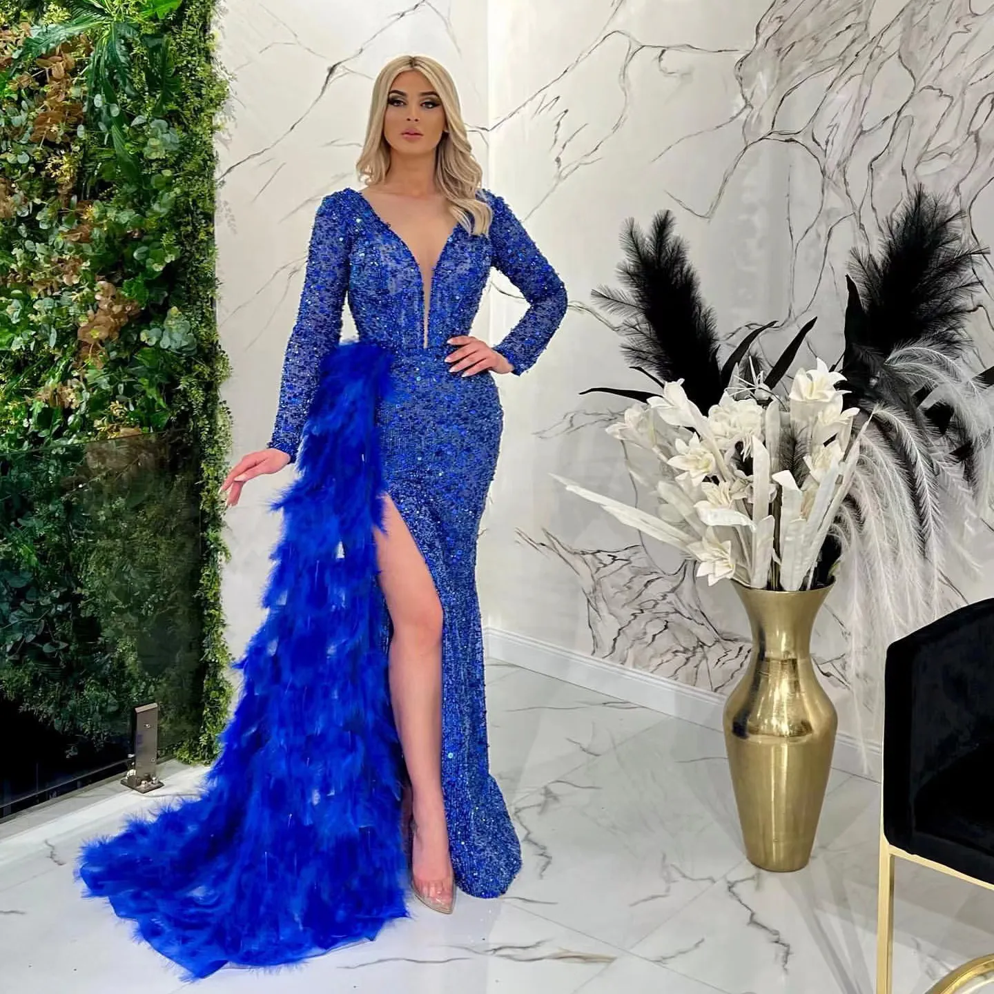 Shiny prom dress sale