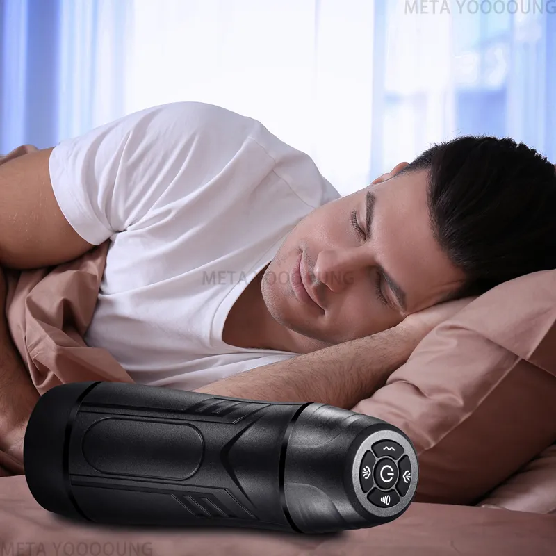 Realistic Male Masturbator Automatic Sucking Vibrating Toy_voghion.com