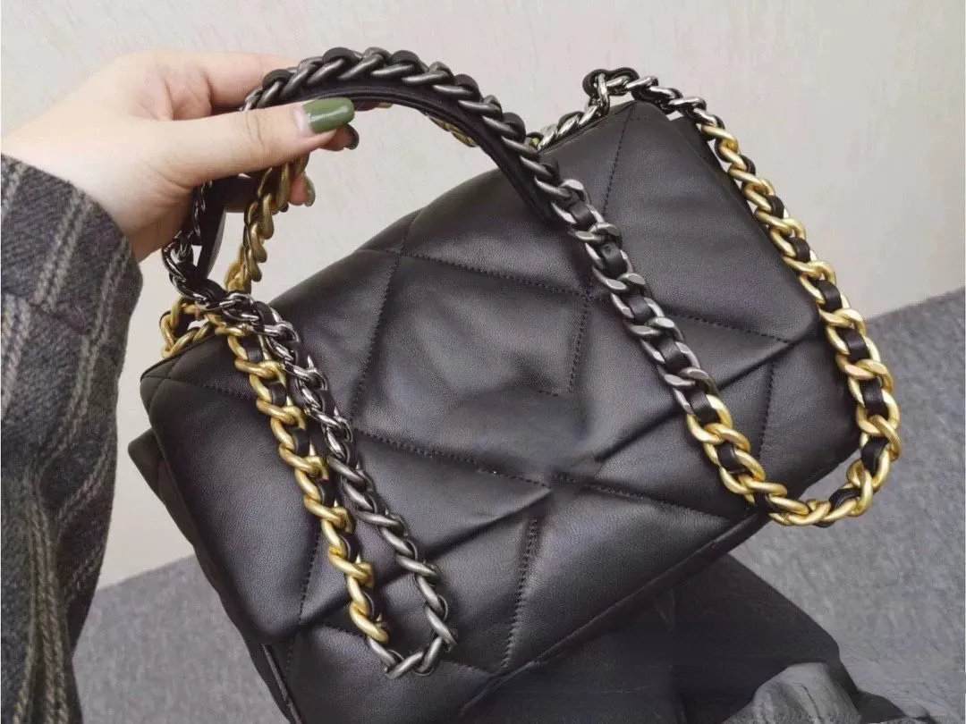 Mode paule Designer Sacs En Cuir Femmes de Haute Qualit Cha ne Carr e Message Sac Bandouli re