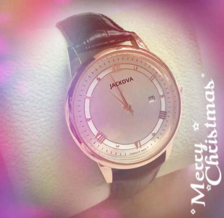 Stylish Quartz Time Clock Watch With Sapphire Glass Mirror For Women And Men Leather Strap And