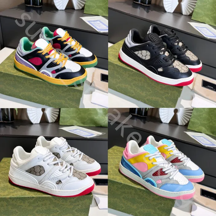 Designer schoenen heren dames Rhyton sneakers retro trainers Kalfsleer klassieke trainer 35-46