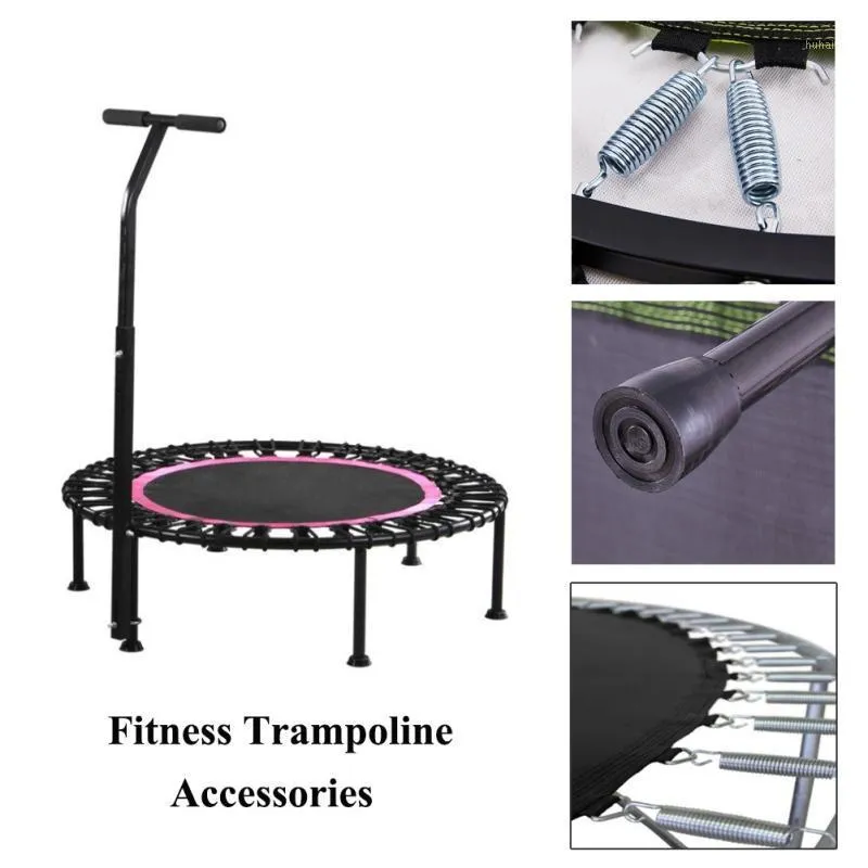 Trampoline Bar Fitness Wymienny kryty Bungee Spring Skoki Cardio Trainer Trening Akcesoria Y6