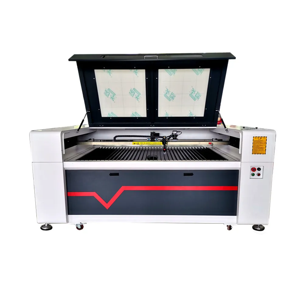 Çerçeve kesimi için CCD kameralı 1390 100W lazer gravür makinesi