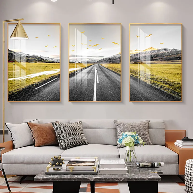 Straßenblume Vogel Pflanzen Bilder Leinwand Gemälde Wandkunst für Wohnzimmer Dekoration Landschaft Poster und Drucke