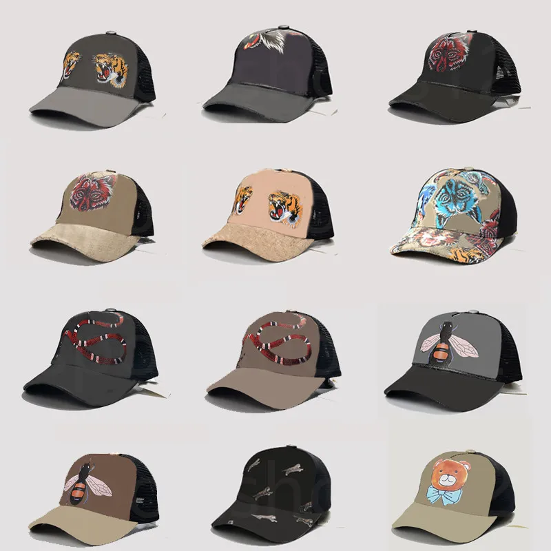 卸売卸売タイアーアニマルキャップ刺繍ヘビ帽子ブランド野球帽子男性と女性のための順序