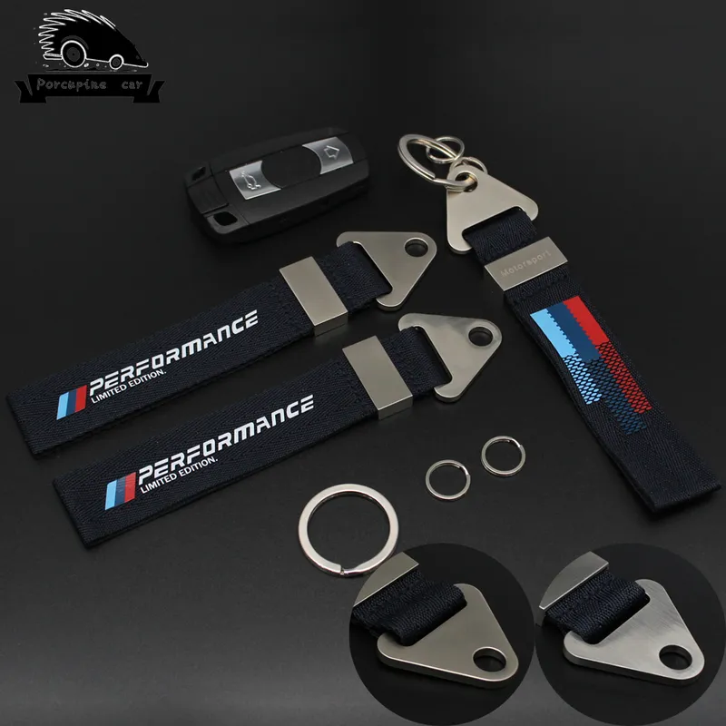 Preformance Motorsport key ring keychain Car Styling for M 1 2 3 5 7 X1 X3 X5 X6 E39 E50 Z4 E46 E60 E90 E36 F30 F10 G20 220411