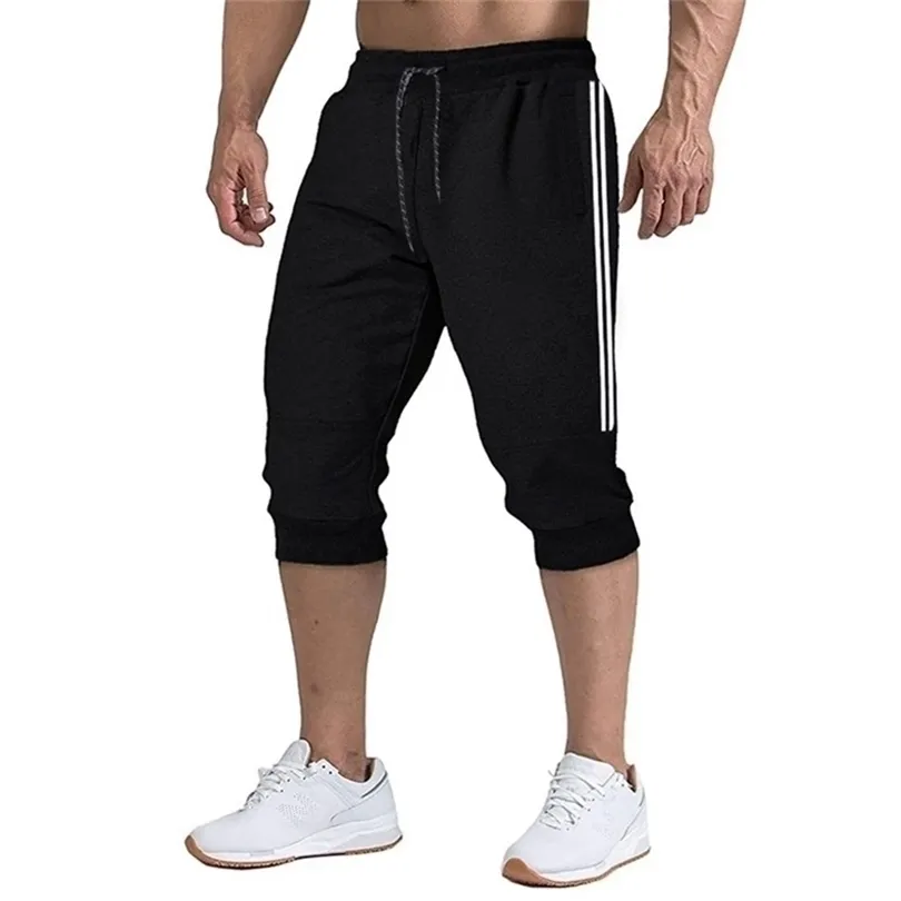 Uomo Jogger Casual Slim Harem Shorts Soft 34 Pantaloni Moda uomo di marca Pantaloni sportivi Estate Comodi pantaloncini maschili XXXL 220629