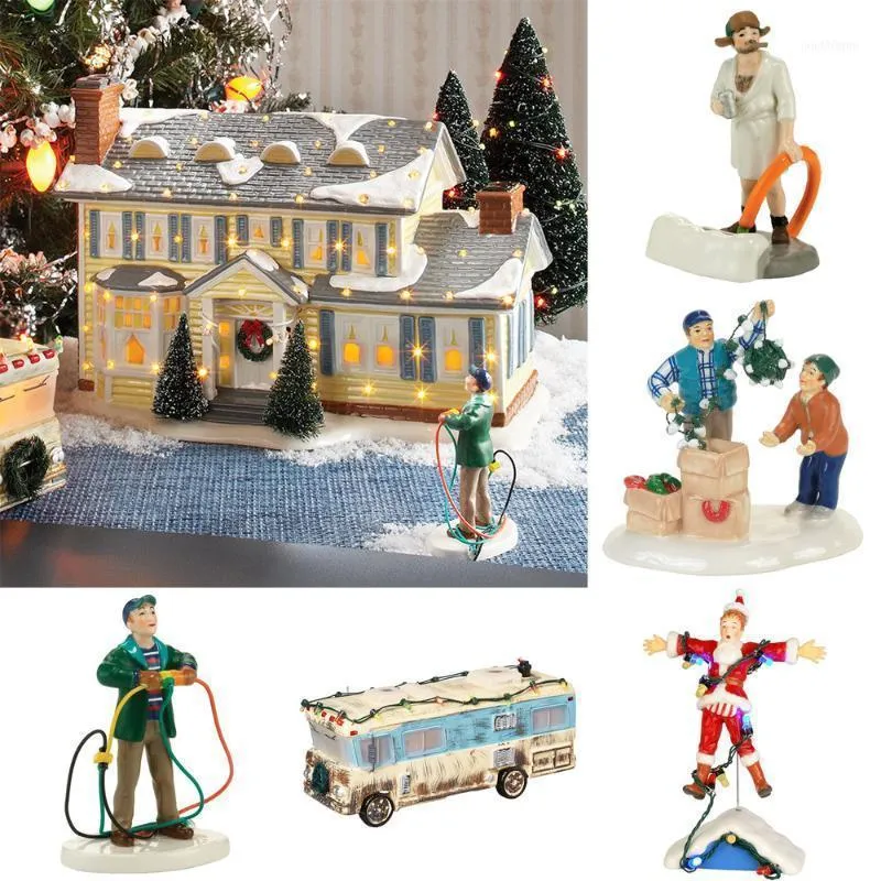 Weihnachtsdekorationen Urlaub Cousin Eddie's RV Zubehör Figur Harz für Zuhause 2022 Navidad Weihnachtsschmuck Geschenke