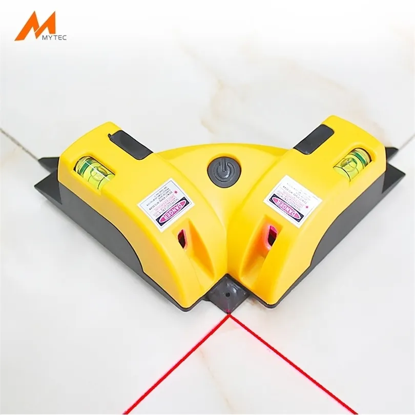 Right Angle 90 Degree Laser Level Cross Line Tiling Leveling Laser Beam Measurement Tool T200522