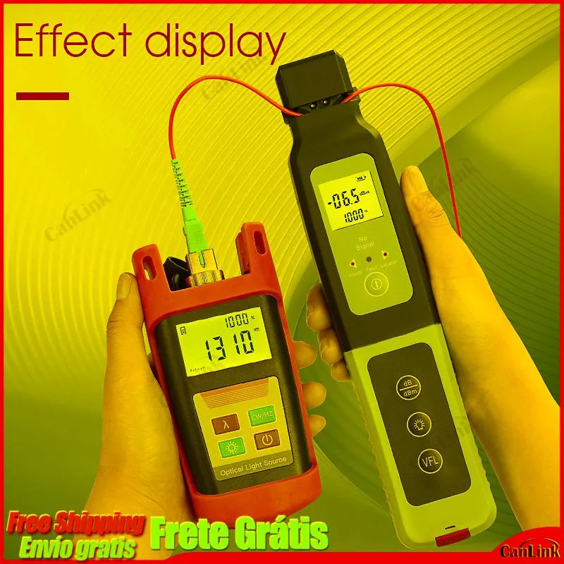 光ファイバー機器光源光電力計ポータブル1310 1550NM AUA-40ライブ識別子識別VFL OpmFiber