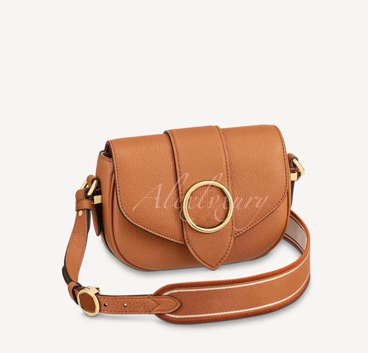 Сумки дизайнерские женщины мода Pont 9 Soft Bb PM Crossbody Bear Grain Кожаная кожа Широкий плечевой ремешок 4 цвета Blue Gris Black Orange Ladies Сумочка