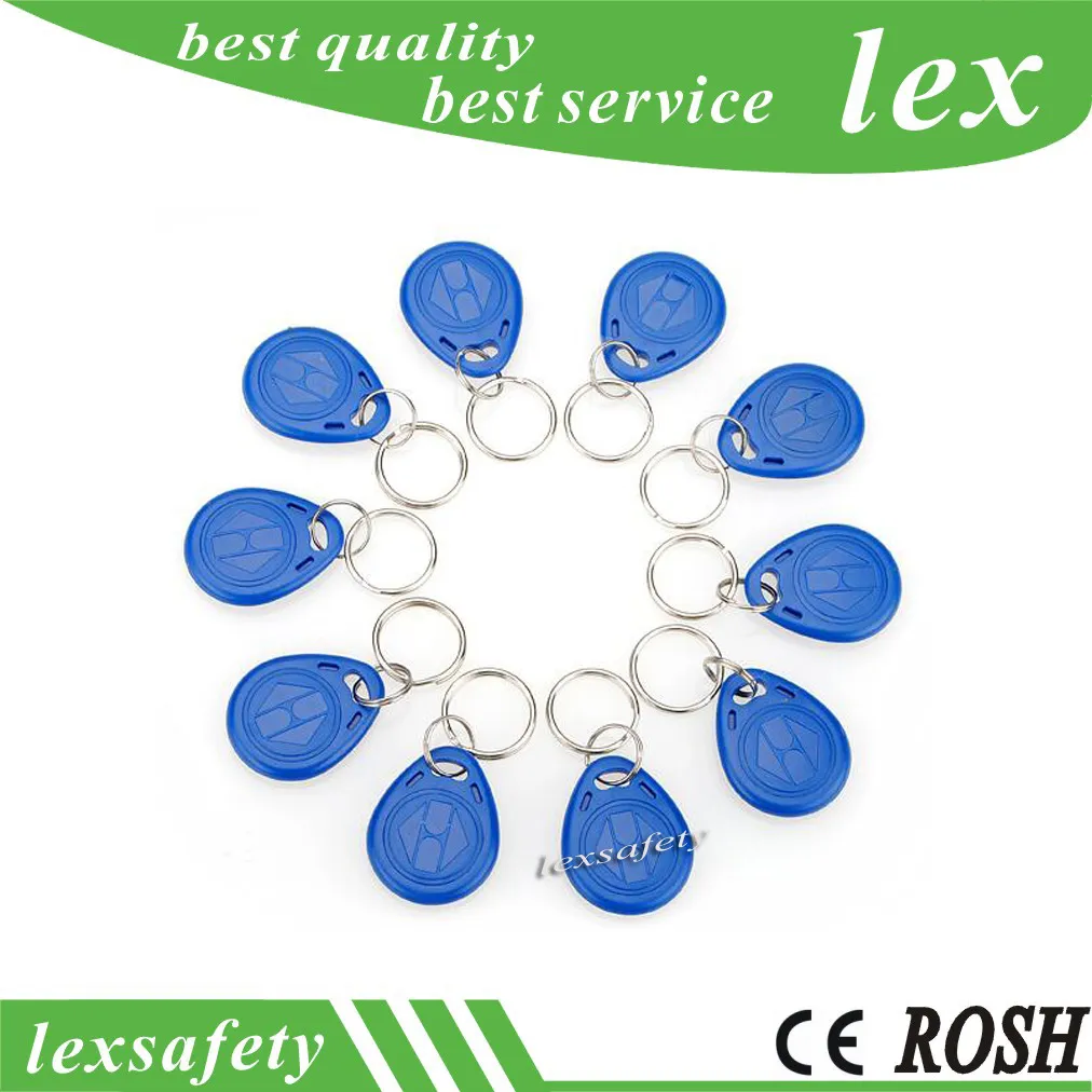 custom 100pcs/lot TK4100 chip 125khz ISO11785 RFID ABS Card Proximity plastic key id tag for Access Control