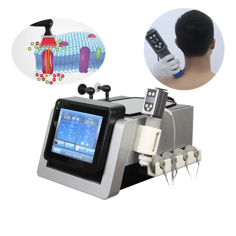 Full Body Massager 3 In 1 Ems Shock Wave Therapy Machine Multifuction Physiotherapy Tecar Cet Ret Diathermy Pain Removal Ed Treatment Electric Muscle Stimulation