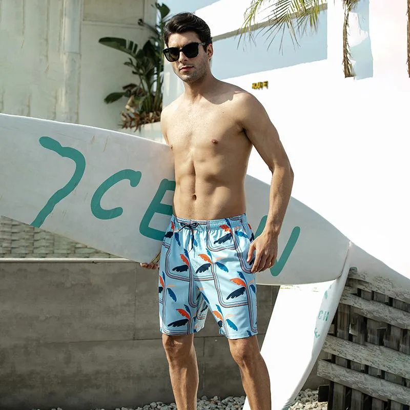 Colorful Mens Hawaiian Swim Trunks For Summer Trendy Surf Board Swimwear,  Sexy Beach Trunks From Manteau, $16.3