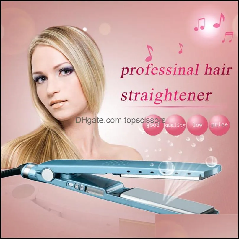 dropship Hot NEW! PRO Na-No! TITANIUM 1 1/4 plate Flat Iron Ionic Hair Straightener DHL Free 20pcs guangzhou18