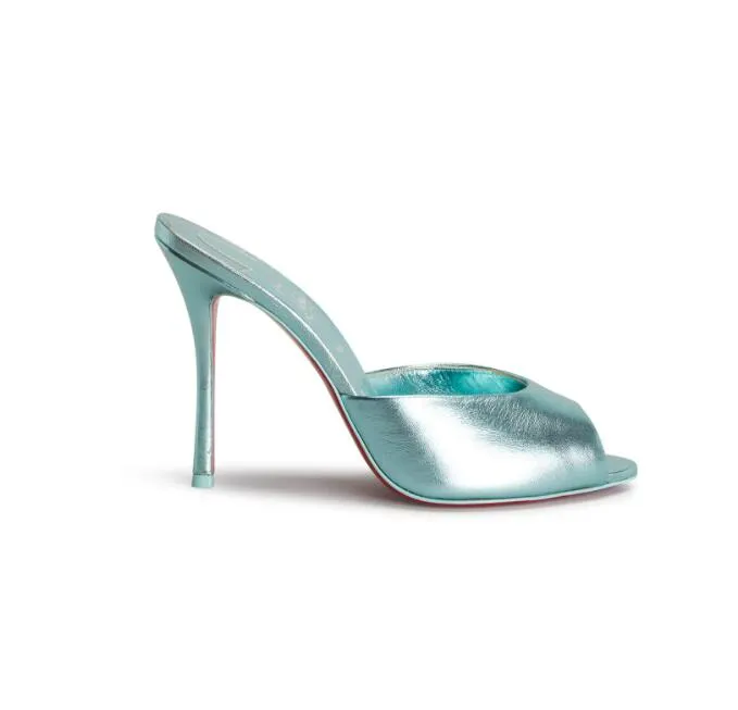 Luxury Paris Women High Heel Sandal Slide Pumps Shoes Me Dolly