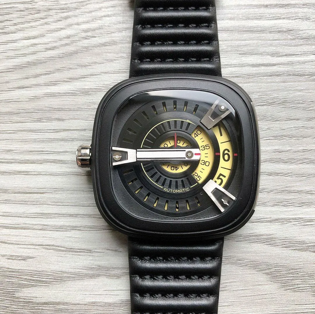Orologio Automatico Corgeut Uomo - Miyota 8215, Cassa 41mm, Cinturino Pelle, Vetro Zaffiro