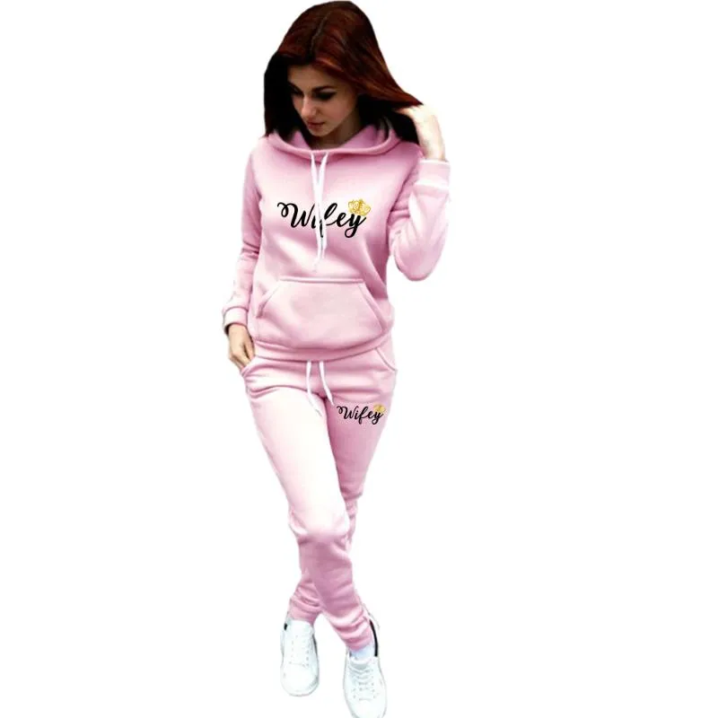 Unisex Fleece Tracksuit Set In With Couple Print Design Perfect