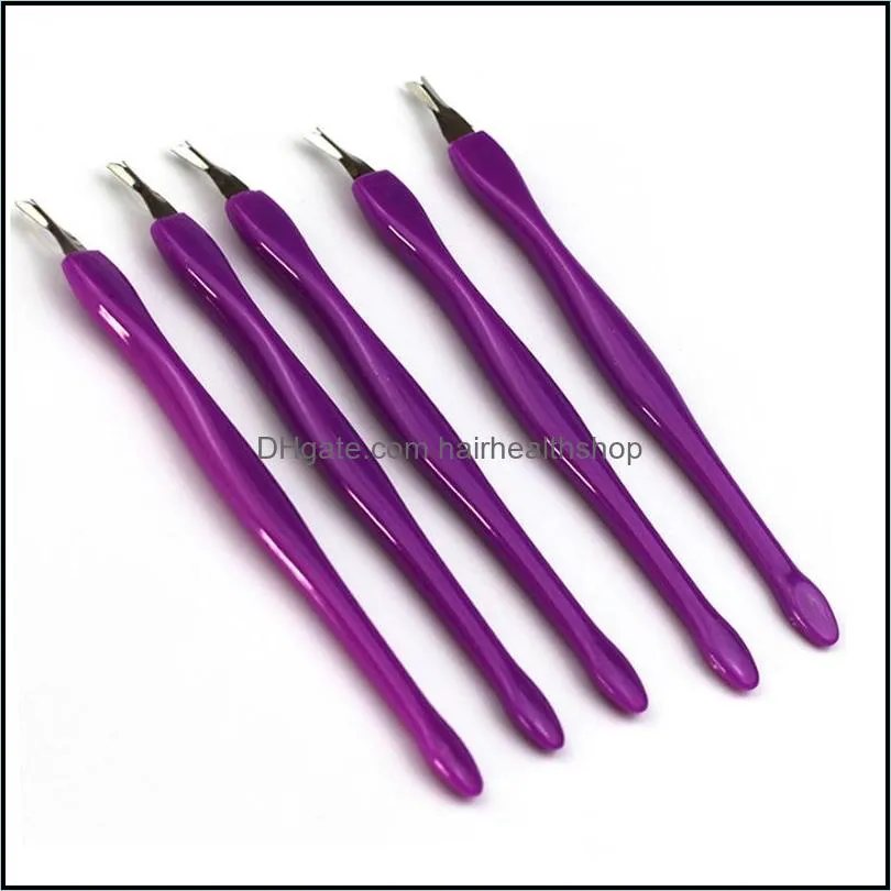 professional cuticle trimmer dead skin remover cuticle pushers practical nail art tools for salon supplies