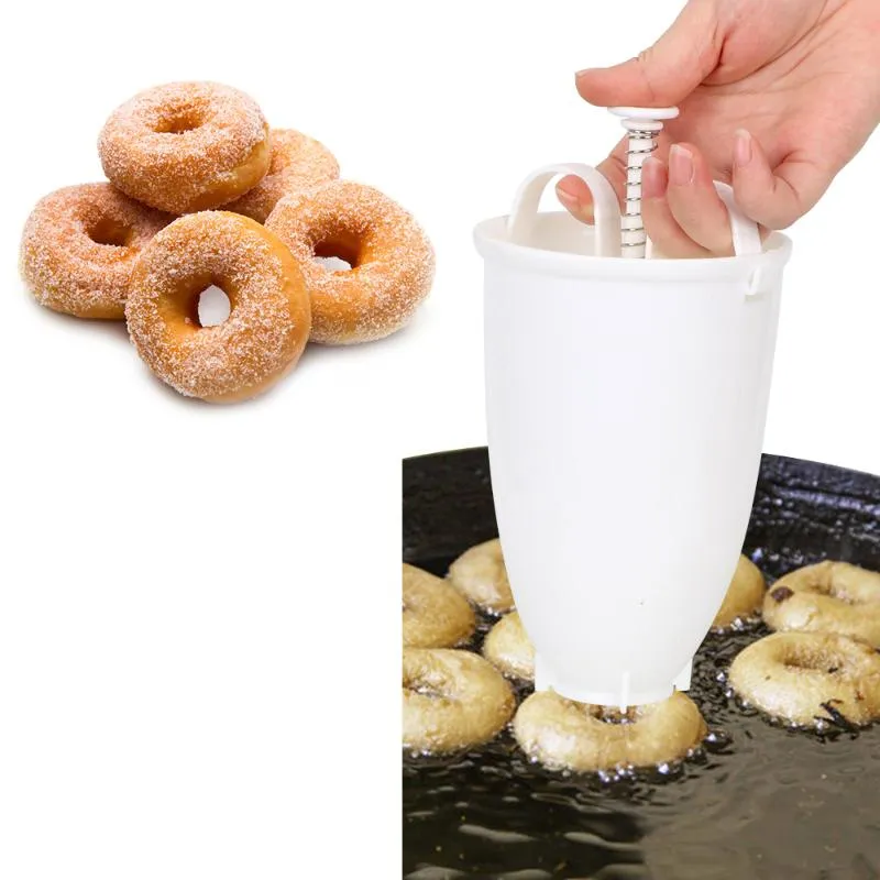 Bakning formar plast lätt kyre donut mögel donut maskin våffla dispenser maker manual lätt snabb bärbar arabisk våfflabakning