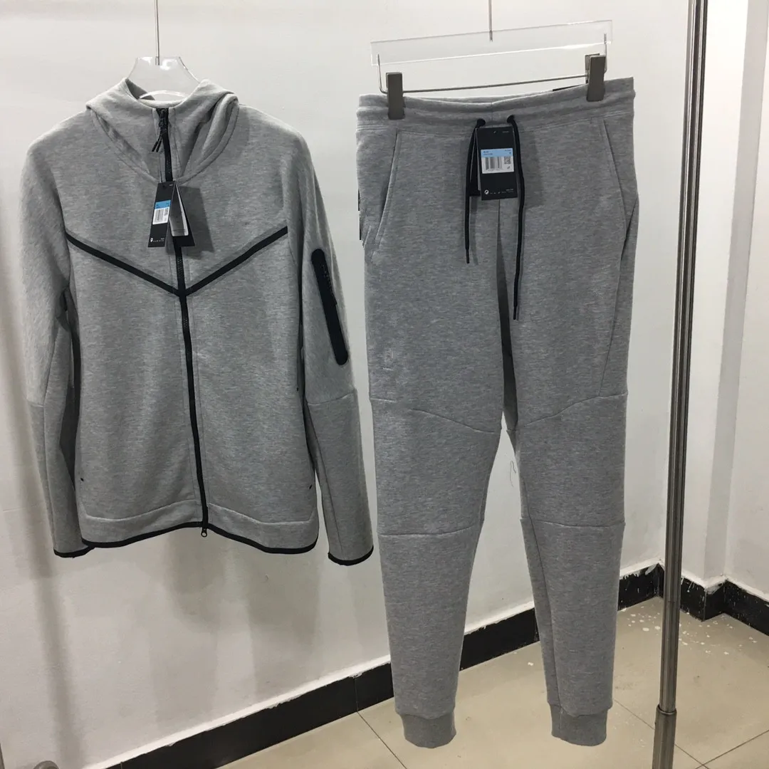 Designerkleding Heren Sportbroeken Tech Fleece Hoodies Jassen Ruimte Katoenen Broeken Damesjassen Bodems Heren Joggers Hardloopbroek Hoge kwaliteit Trainingspak 10