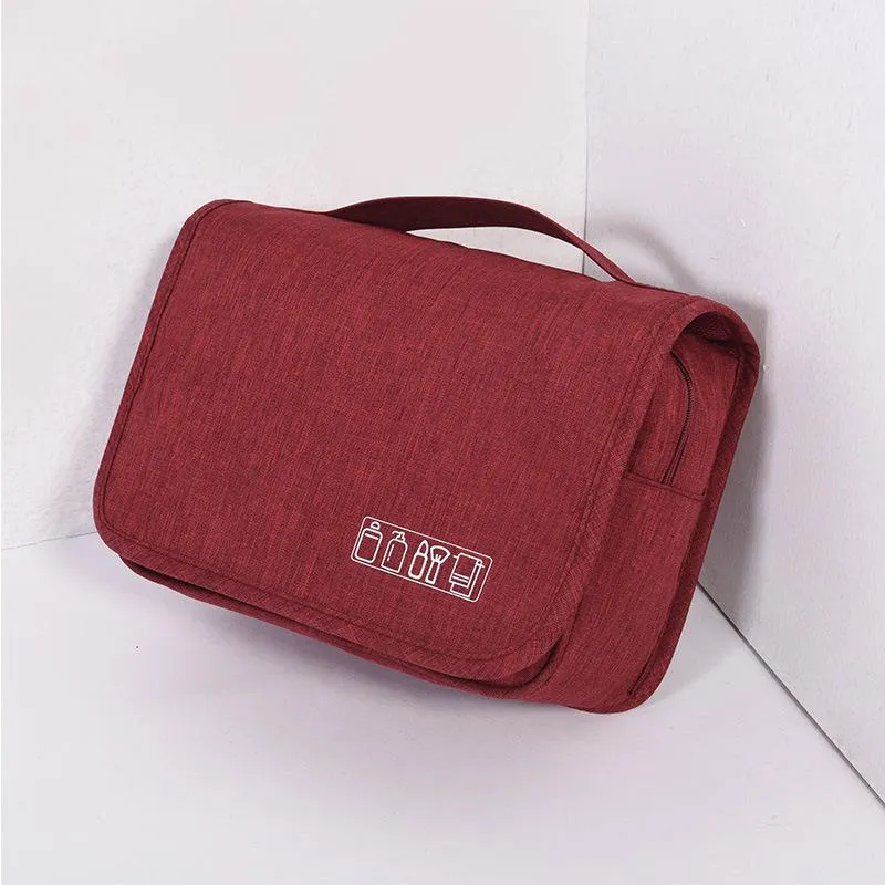 Korean version travel waterproof wash travels bag portable dust-proof storage hanging cosmetic bag