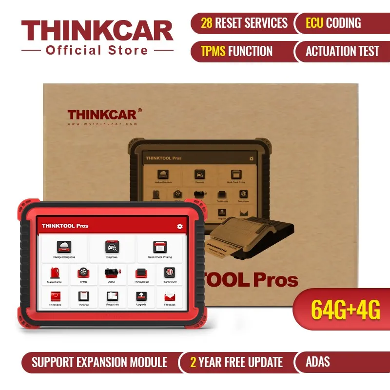 Thinkcar Thinktool Pros OBDII Car Automotive Diagnostic Tool Scanner Code Reader TPMS Functions PK Automotive