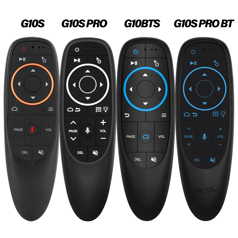 Save Big on Bulk Google Tv Voice Remote G10S PRO BT Voice Remote Control  G10BTS Wireless Air Mouse Gyroscope Smart TV Remote Controller For