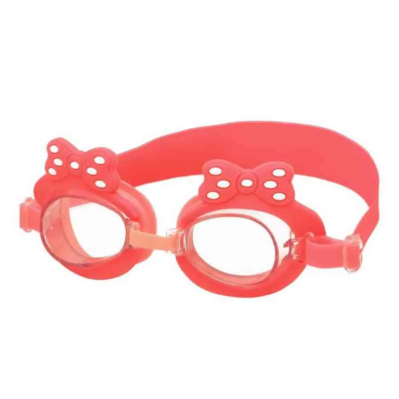 Badglasögon Barntecknad Vattentät Anti-dimma Flat Spot Toddler Glasögon Dykning Badkläder Eyewear Simning Tillbehör G220422