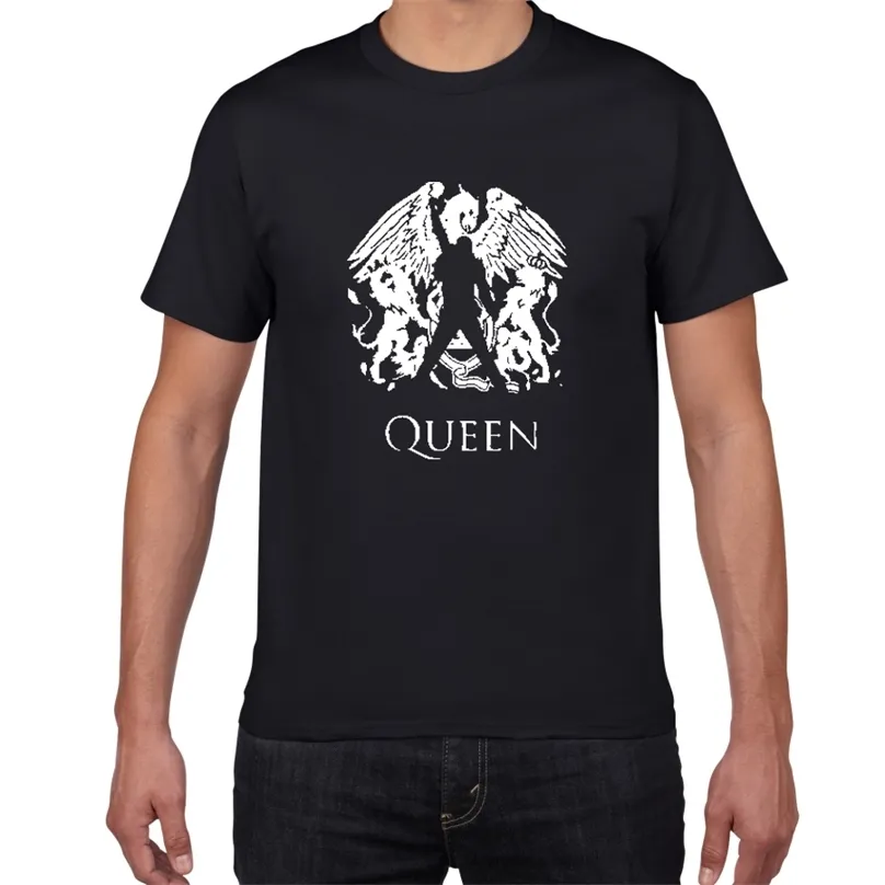 Freddie The Queen Band TShirt Uomo Hip Hop Rock Hipster T Shirt Magliette casual Glitter Rock Band harajuku Top Tees 220520