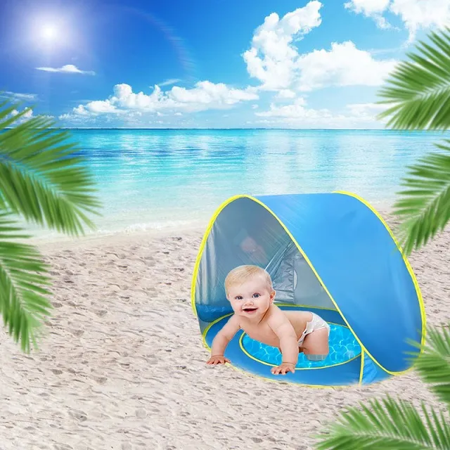 Piscina SpaTenda HG Tenda da spiaggia per bambini impermeabileTende per bambini Spiagge per bambini Tenda da sole Ombra Tenda da spruzzi HH22-180