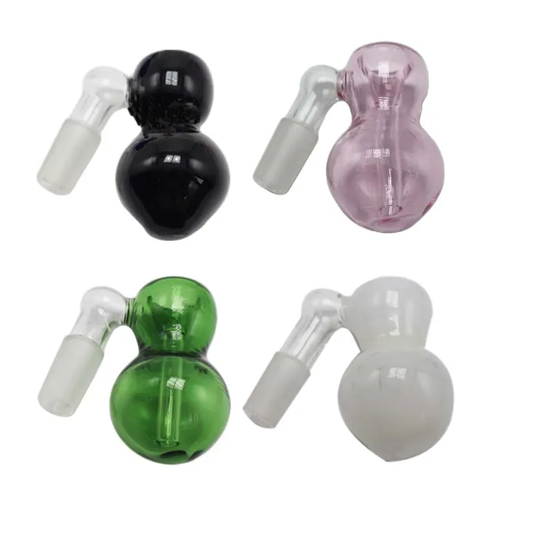 Headshop214 P010 Sigara Aksesuar 14mm/18mm Erkek Kadın Calabash Cam Kase Kül Catcher Bubbler Aracı DAB Rig Boru Percolator Bongs Kaseler