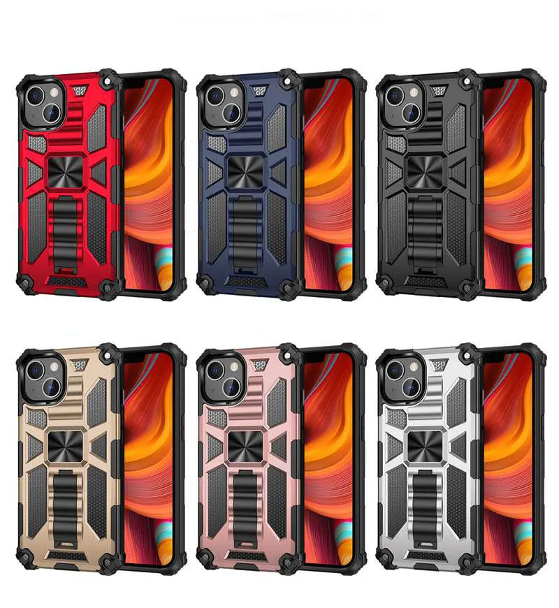 Coques Couche Hybride Pour Samsung Galaxy Note 20 A32 5G A02S A12 A52 A72 A32 4G A42 A22 A82 Défenseur Armure Antichoc Lourd Support De Voiture Support En Métal Style Homme Couverture D'impact