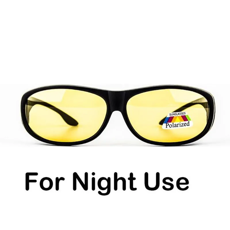 Lunettes de soleil Stgrt Night Fit Over Driving Polarized Block High Beam Light Wear On Prescription Glasses