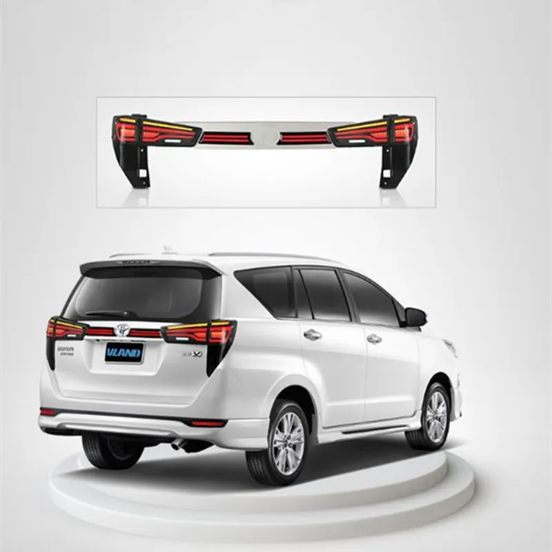 Auto LED Brems Parkplatz Rücklicht Montage Für Toyota INNOVA 2016-UP Hinten Lampe DRL Tagfahrlicht