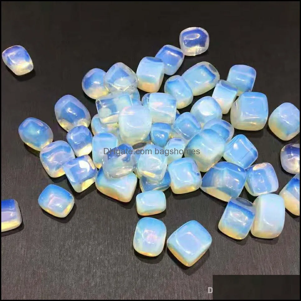 natural white opal stone crystal tumbled stone irregular small size beautiful gemstone good polished crystal healing219s