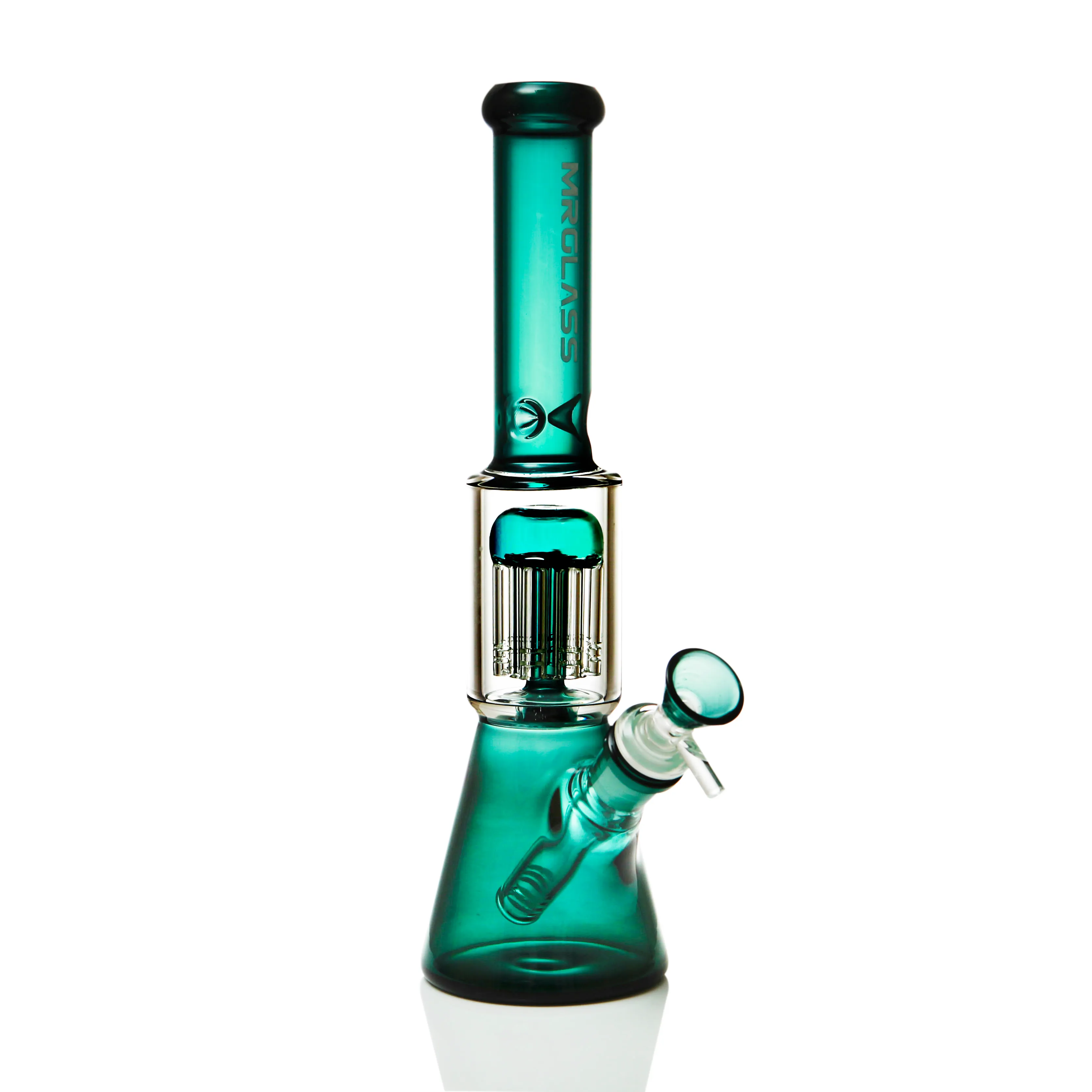 Hookah glass bong water pipe 2022 new 11in three color beaker bongs ice catcher thick material for smoking with 14 mm glass bowl best quality