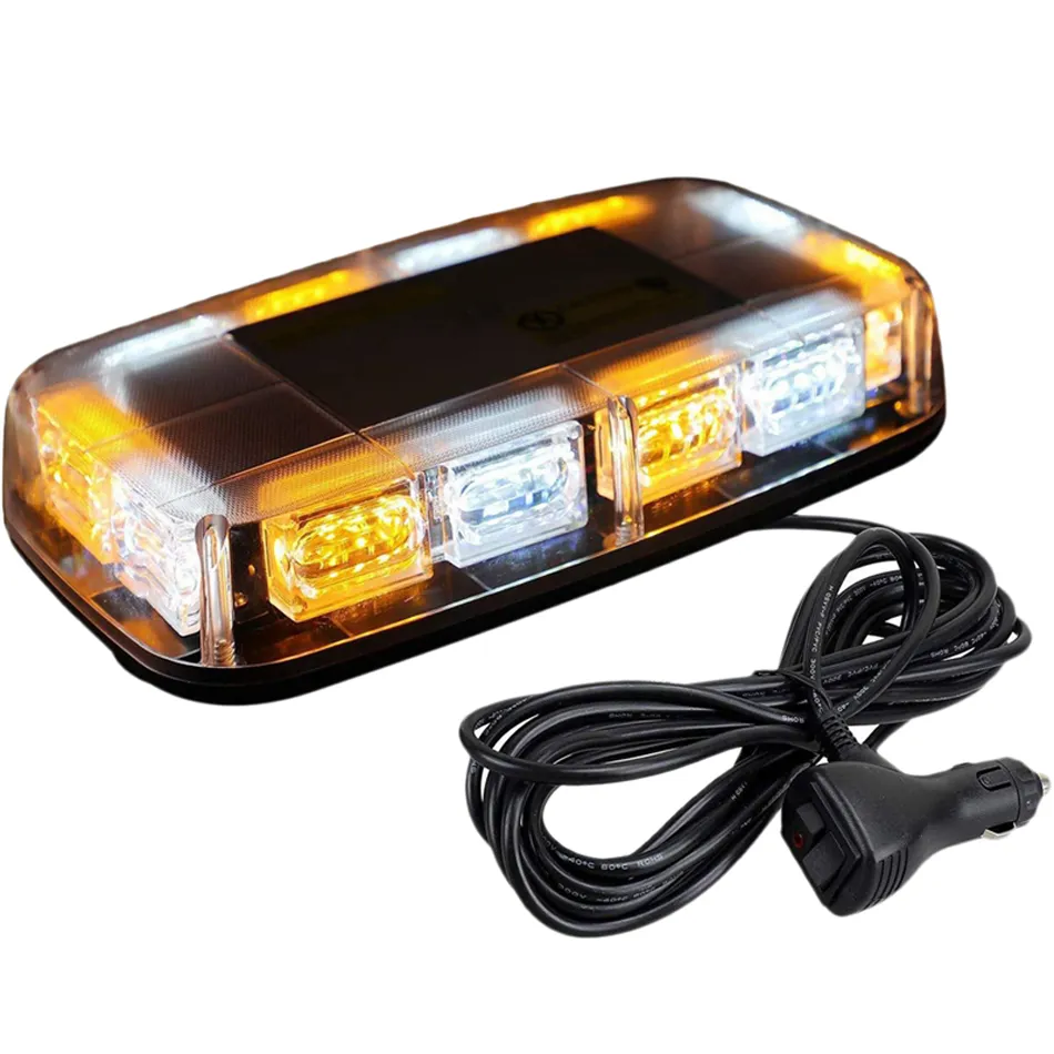Lumières stroboscopiques de secours pour toit, 48 LED, ambre, avertissement de danger, clignotant de sécurité, Mini barre stroboscopique pour camion