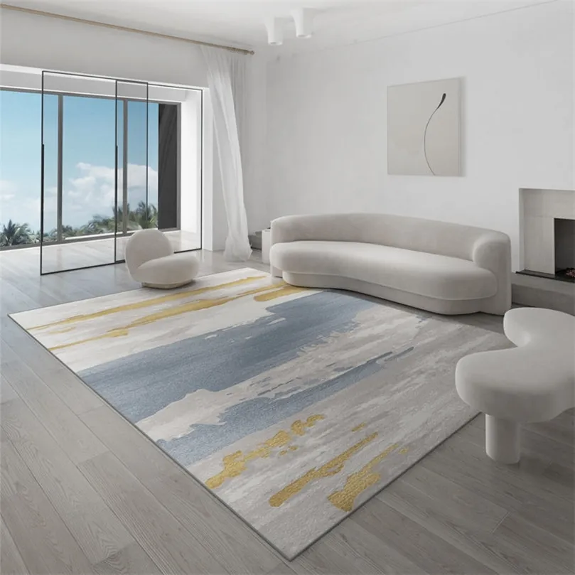 Tapis de sol en velours cristal, pour chambre à coucher, salon, canapé, Style nordique 3D, haute qualité, pour salon, 220401