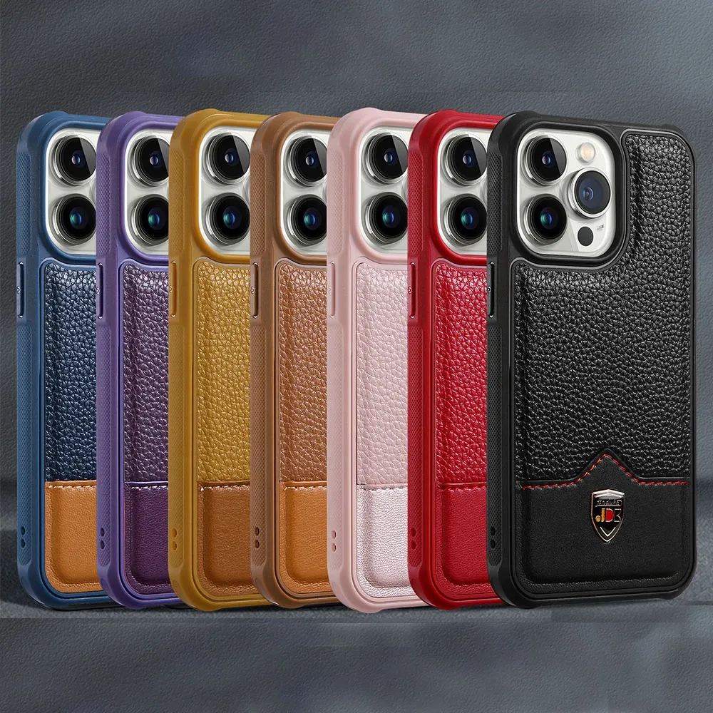 Luxury Hybrid Vintage Classic Stylish Anti Scratch Cases Slim PU Leather Soft Grip Soft TPU Shockproof Protective Cover For iPhone 13 12 11 Pro Max XS XR X 7 8 Plus