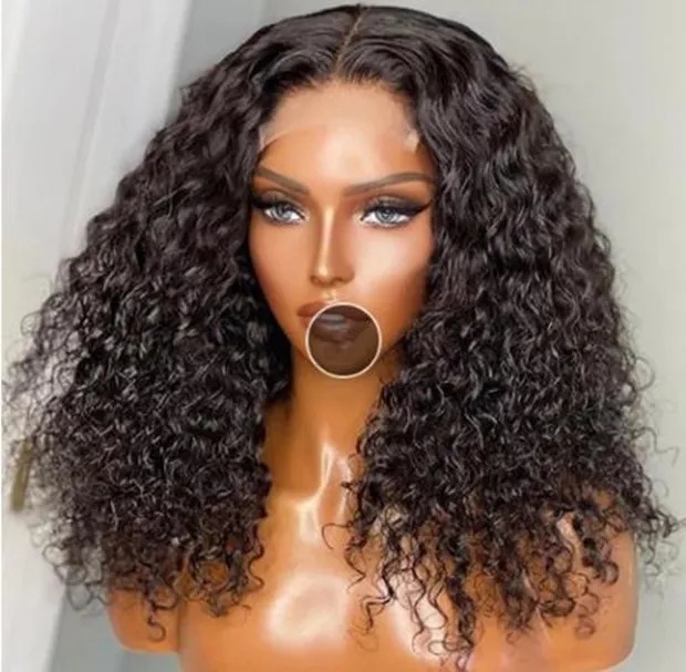 Lace Human Hair Wigs Short Curly Bob Wigs For Women Brazilian Pre Plucked On Sale 13x4 4x4 5x5