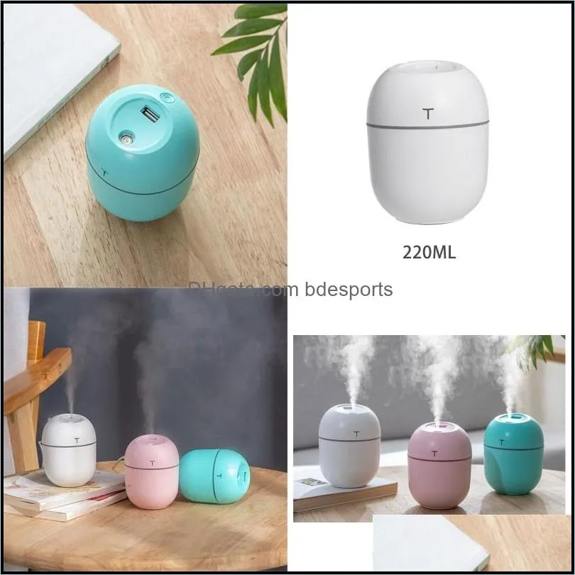 Mini Humidifiers USB Egg Shape Water Supply Instruments Home Vehicular Aromatherapy Machines Essential Oil Spray Ultrasonic Hot Sale 9lf