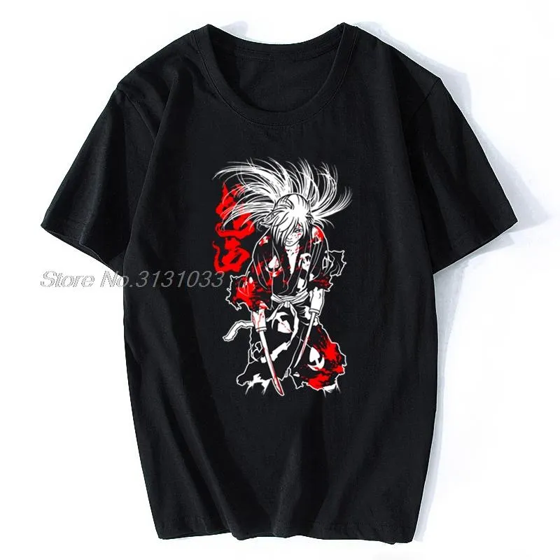 メンズTシャツSAMURAI MONSTERBLACK TシャツDororo Homme TシャツMEN COTTON TSHIRTアニメTEES HARAJUKU STREETWEAR半袖