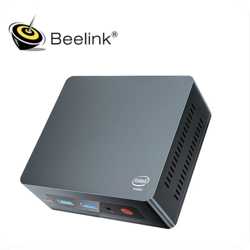 Beelink GK35 Windows 10 Mini PC Intel Gemini Lake J4205 8GB 128GB SSD 2.4G5.8G WIFI BT LAN COMPUTADOR 게이머 대 GK MINI