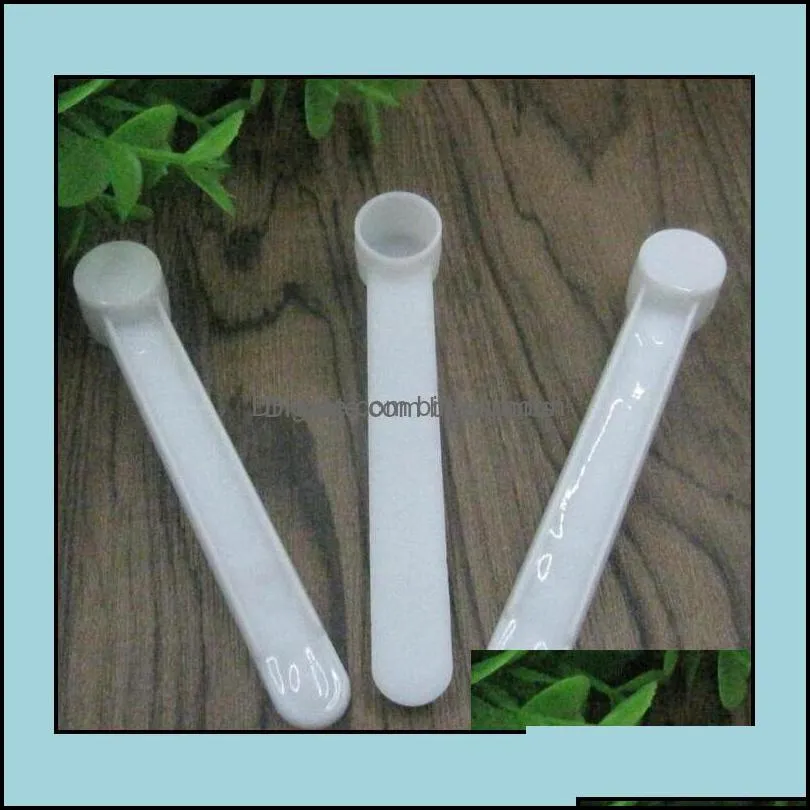 Spoons Flatware Kitchen, Dining & Bar Home Garden 1 Gram Plastic Measuring Scoop 2Ml Small Spoon 1G Measure White Clear Milk Protein