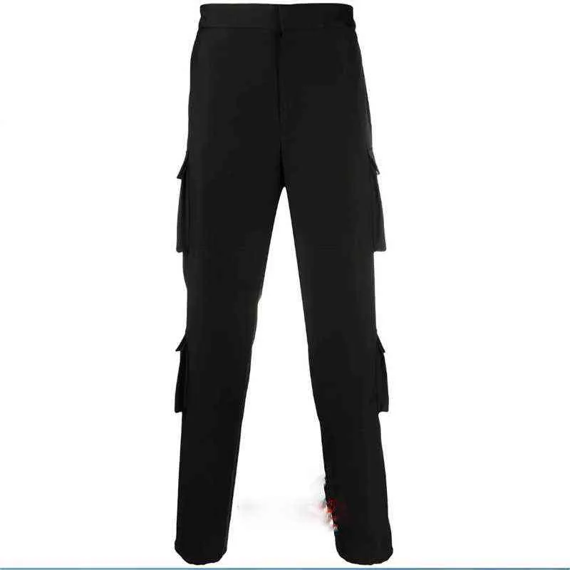 Men's Casual Pants New Youth Trend Straight Tube Handsome Pants Mouth Drawstring Loose And Versatile Overalls Popular Men's Pant L220704