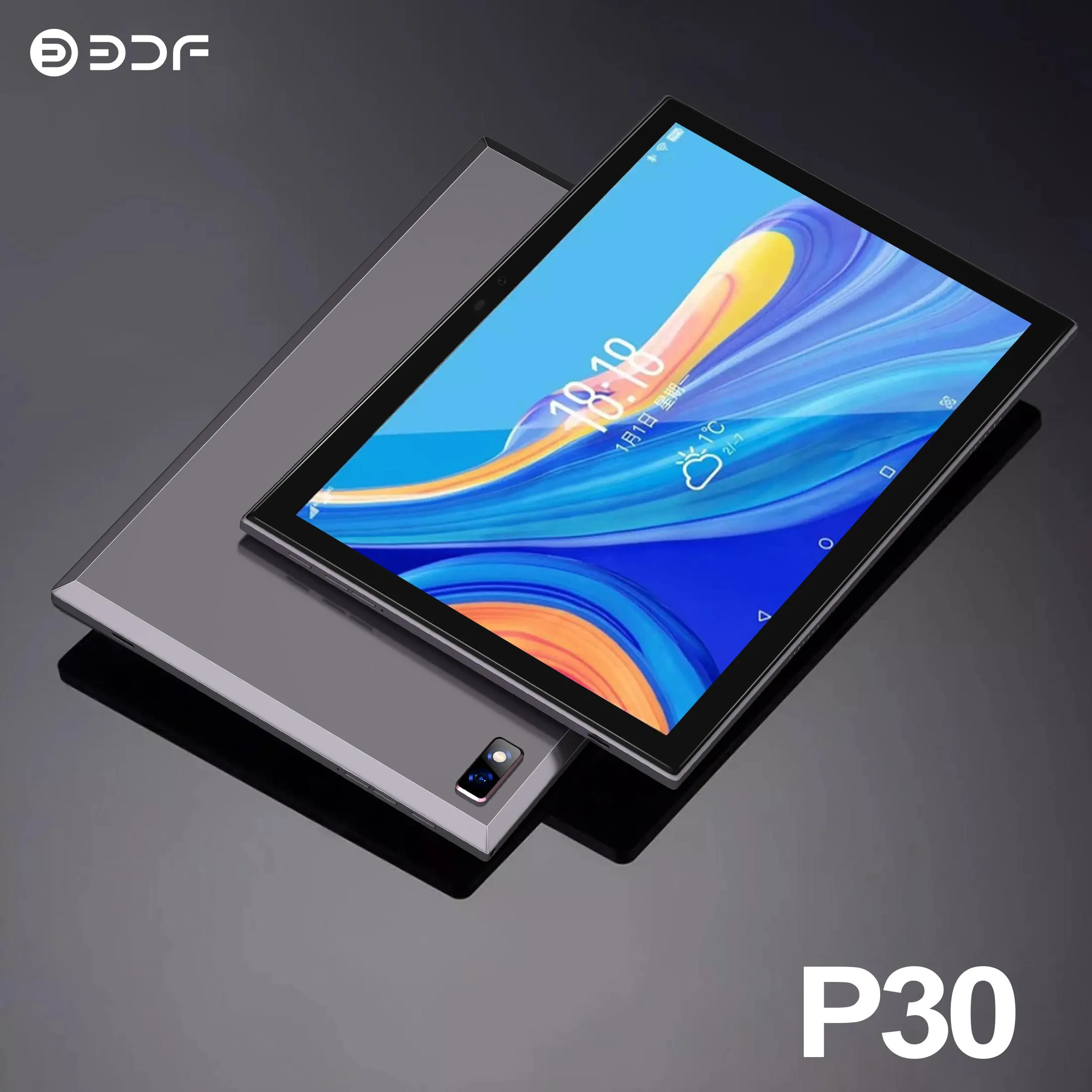 2022 Neuankömmlinge P30 Pro 10.1 Zoll Octa Core Tablet PC 4 GB RAM 64 GB Tabletten 4G LTE CALL Dual SIM WiFi GPS -Tablette Android 11