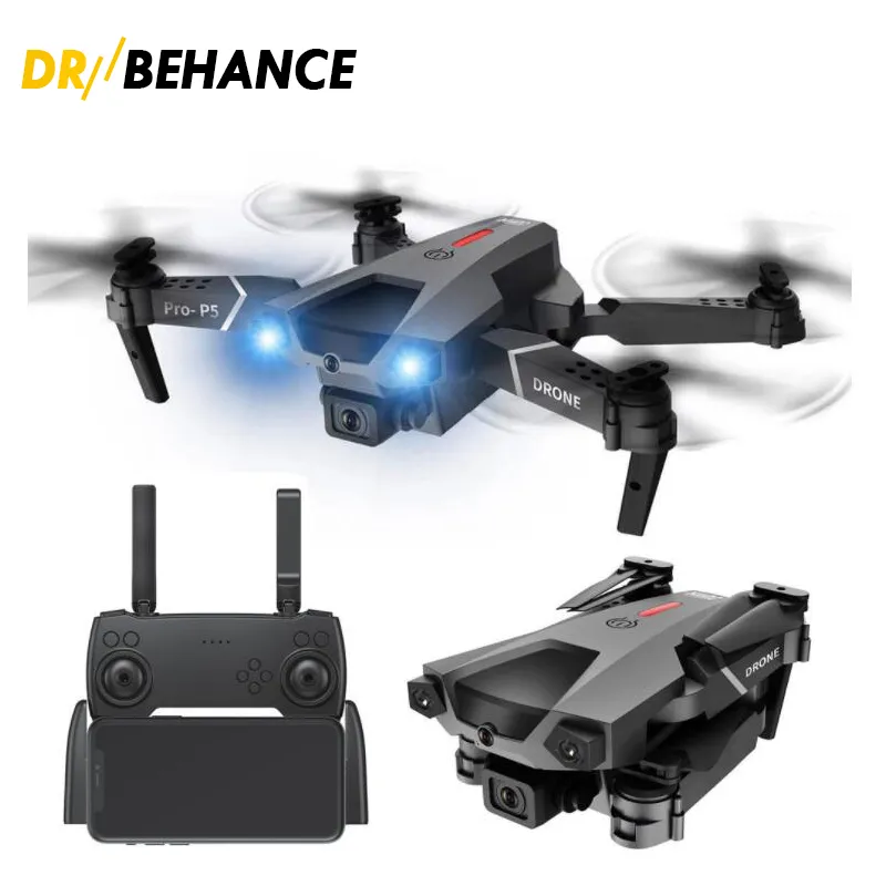 P5 Drone 4K Aircraft Dual Camera Professional Aerial Photography Infraröd hinder Undvikande quadcopter RC Helicopter Toys