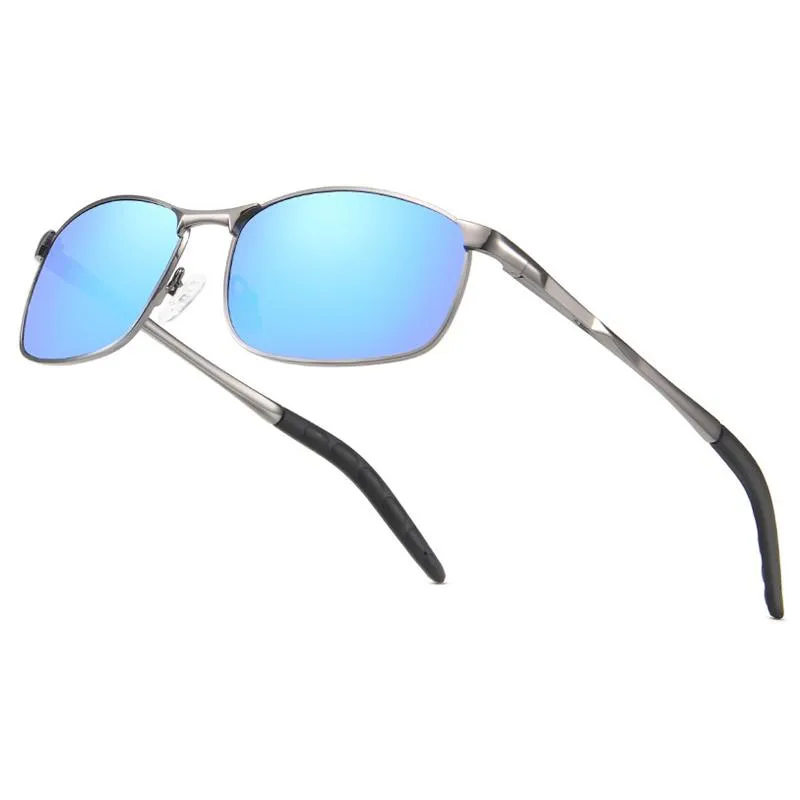 Occhiali da sole Fashion polarizzati uomini sport di guida all'aperto da sole occhiali da sole maschio telaio di metallo Uv400 Gafas de sol hombresunglasses