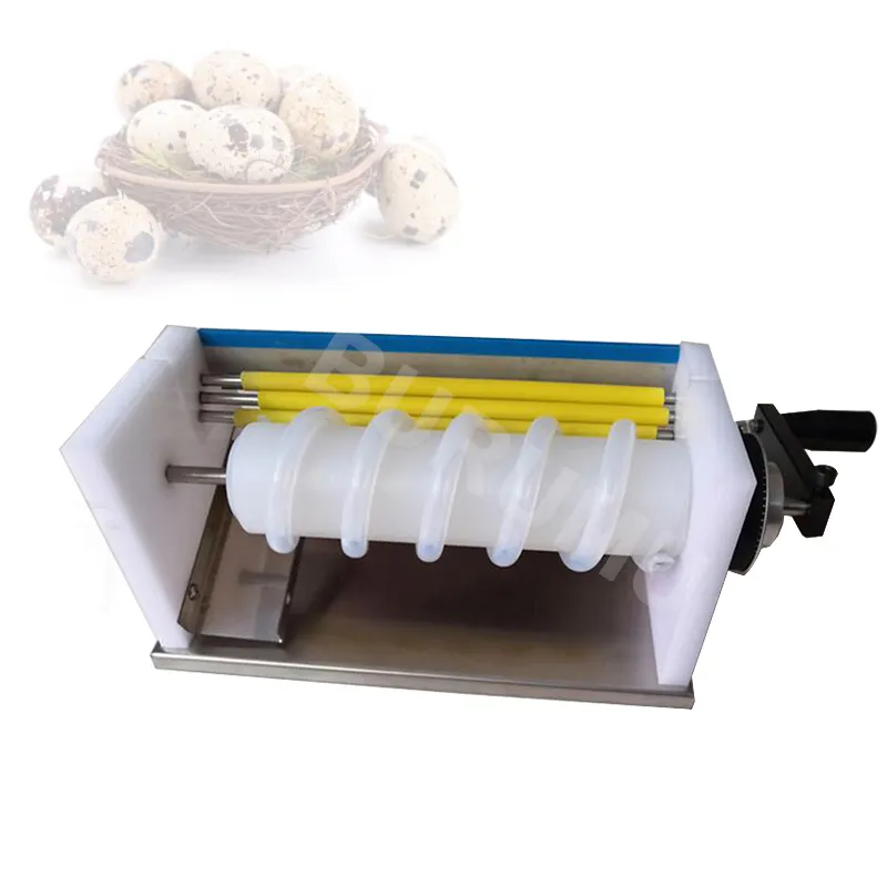 Paslanmaz çelik manuel bıldırcın yumurta soyucu makine yumurta peeling üreticisi yüksek verimli el sallama huller sheller aletleri